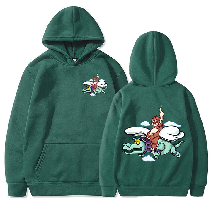 Damen Kapuzenpullover mit verspieltem Grafikdesign und hochwertiger Verarbeitung Drune