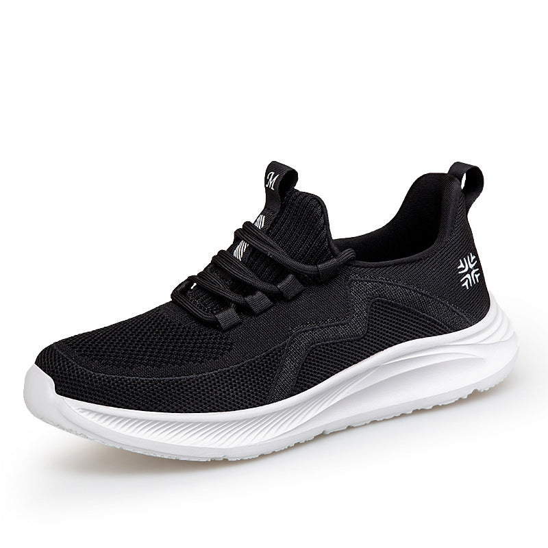Damen nan atmungsaktiver Strick-Sneaker mit Memoryschaum Innensohle und stoßdämpfender EVA-Zwischensohle Drune