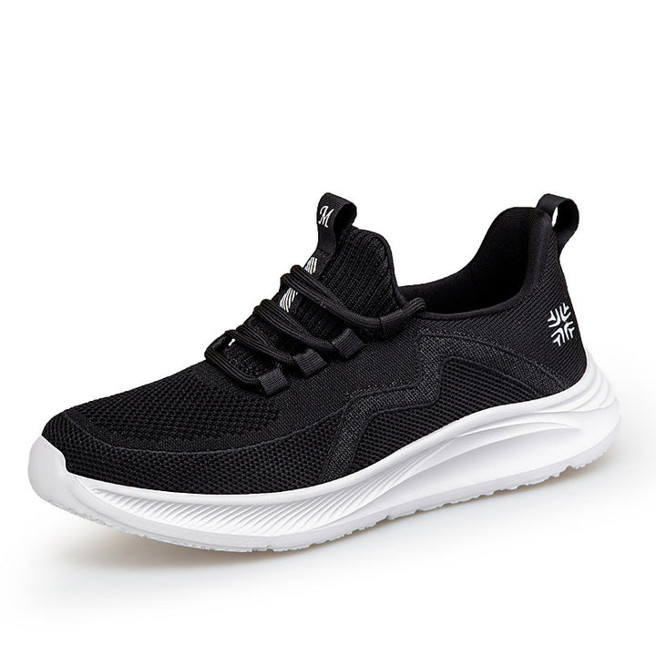 Damen nan atmungsaktiver Strick-Sneaker mit Memoryschaum Innensohle und stoßdämpfender EVA-Zwischensohle Drune