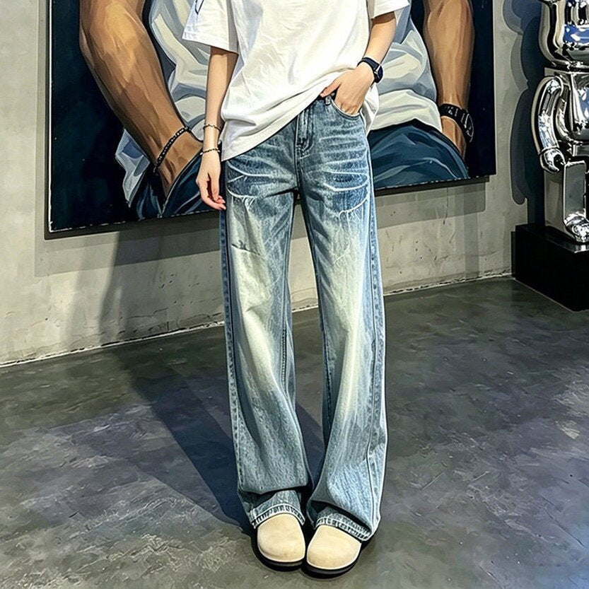 Damen Weit geschnittene Jeans Drune