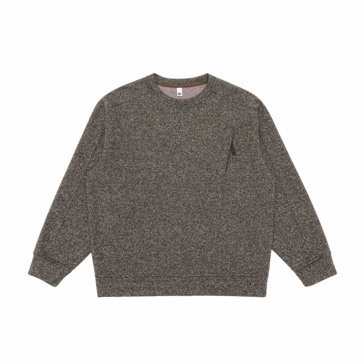 Unisex Strukturierter Rundhals-Sweatshirt mit Raglanärmeln und geripptem Saum Drune