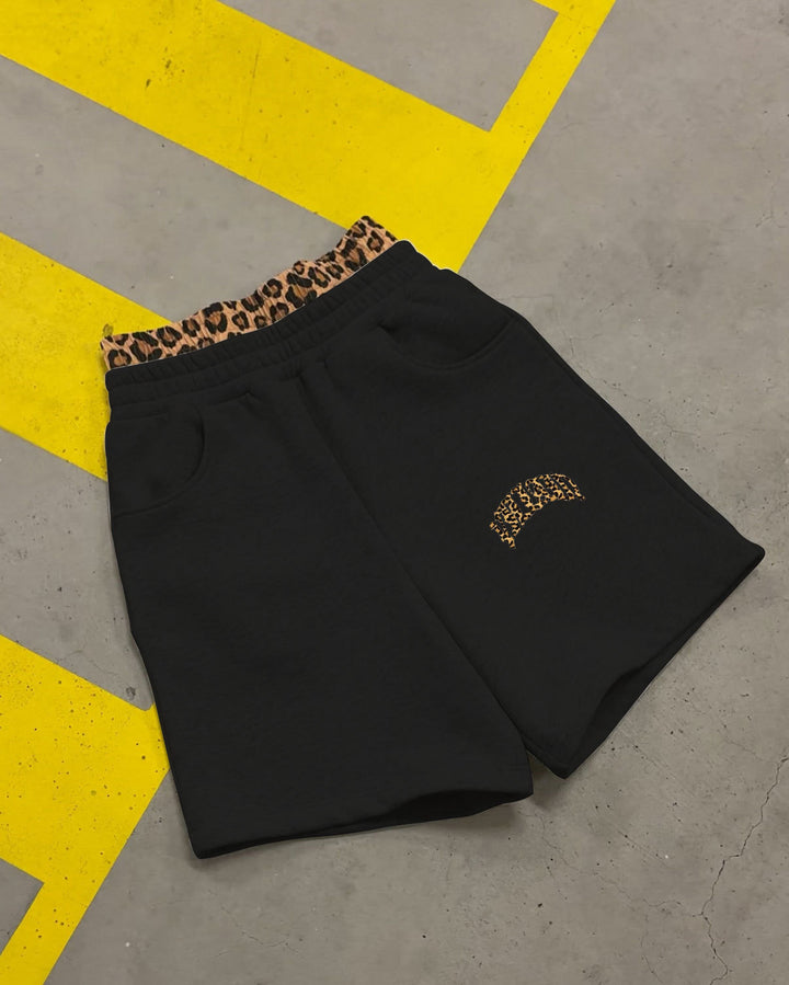 Damen nan gemütliche Jogginghose mit ausgestellter Beinform, elastischem Leo-Bund und seitlichen Eingrifftaschen Drune
