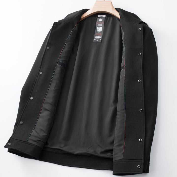 Herren Übergangsjacke im Workwear-Stil mit Druckknöpfen Drune