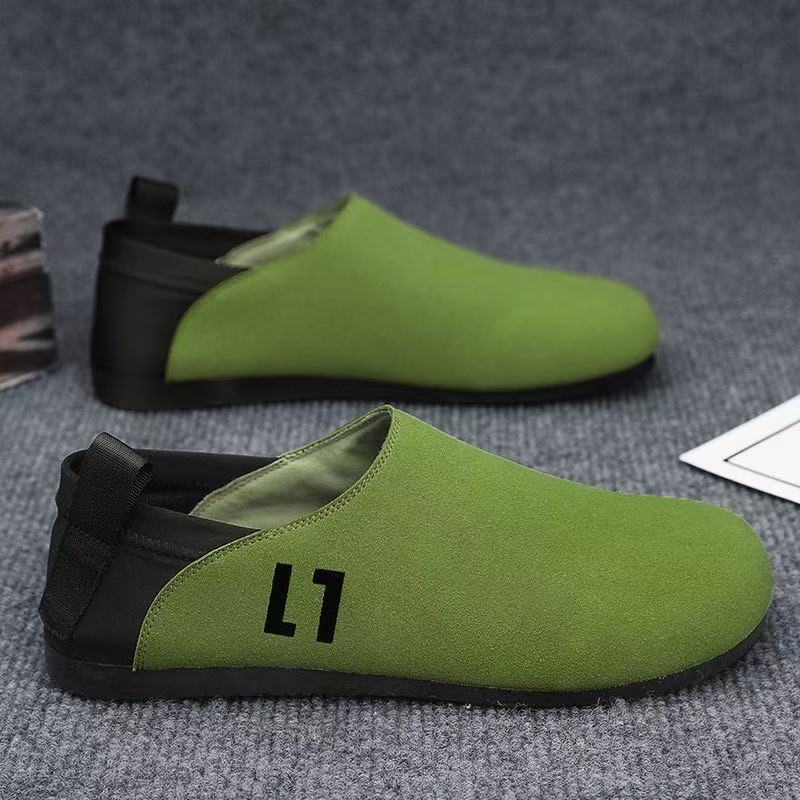 Herren Leichter Slip-On-Freizeitschuh mit elastischem Fersenriegel und flexibler Gummilaufsohle Drune