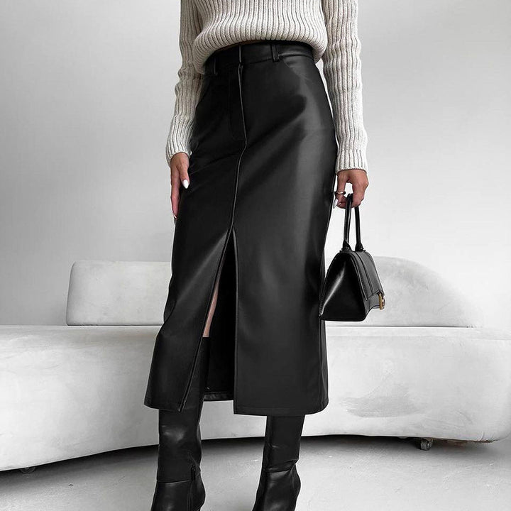Damen Midi Rock Drune