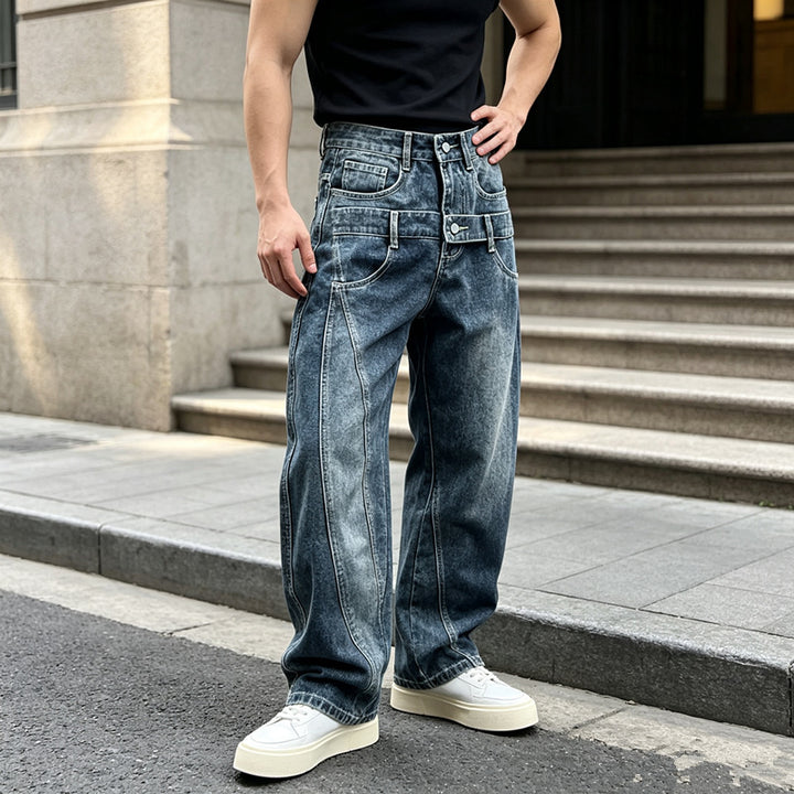 Damen Oversized Jeans Drune