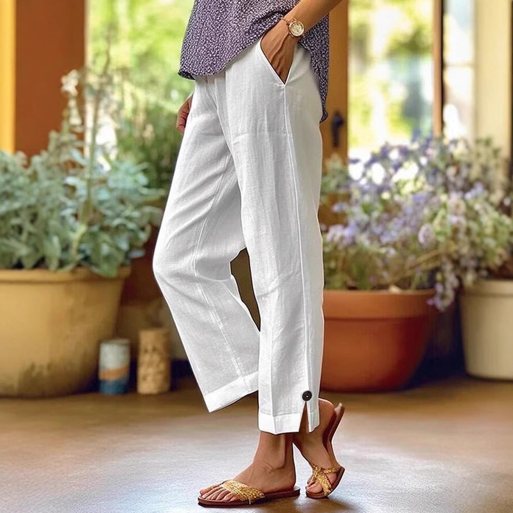Damen Bequeme Sommerhose Drune