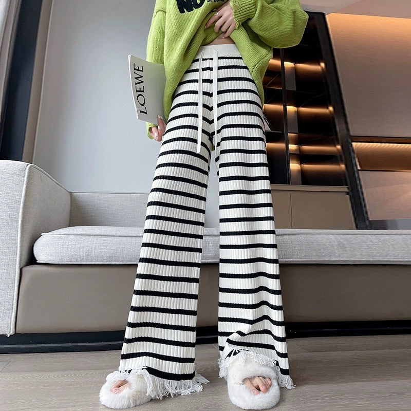 Damen Modische und bequeme Palazzo-Hose Drune