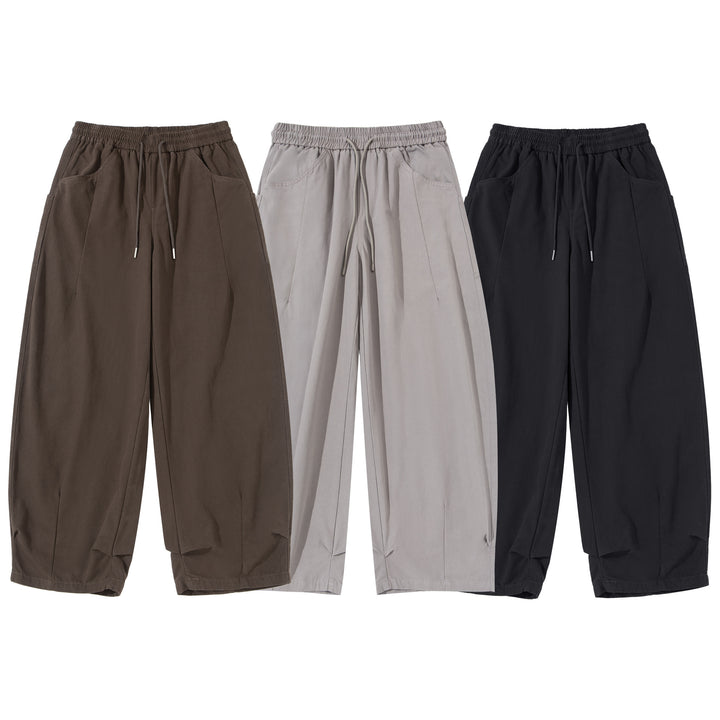 Damen Culotte‑Hose im Relaxed‑Fit mit elastischem Tunnelzugbund und aufgesetzten Taschen Drune