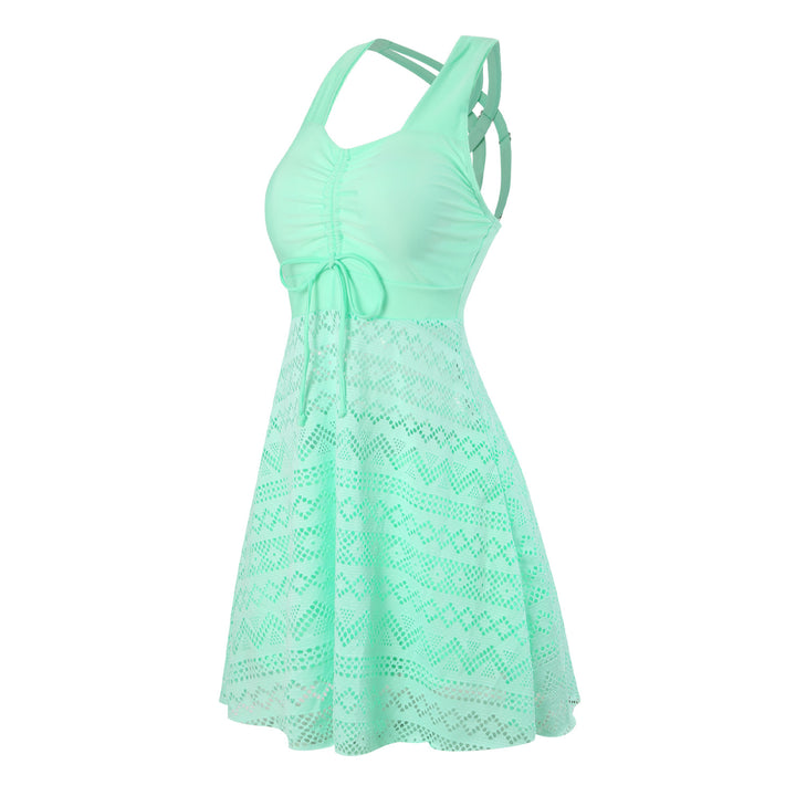 Damen Sportliches Sommerkleid mit raffinierten Trägern Drune