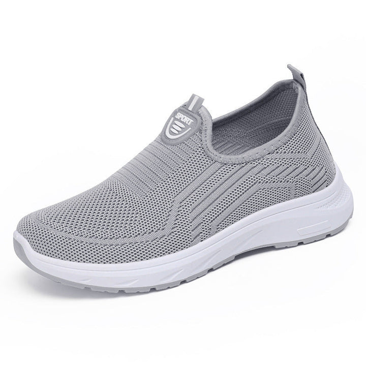 Damen Atmungsaktive Slip-On Freizeitschuhe mit dämpfender Sohle Drune