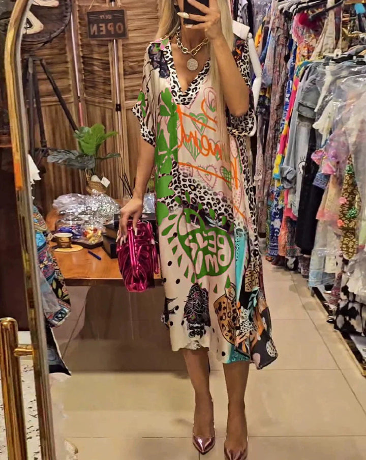 Damen Kunstvolle Kaftan-Style Tunika Drune