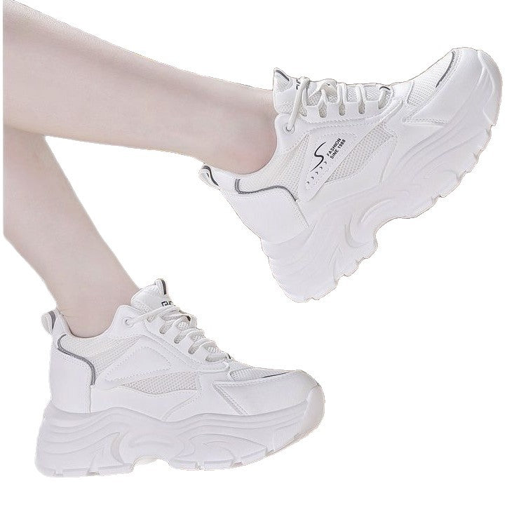 Damen High-Top Sneakers mit trendigem Chunky-Design und atmungsaktiver Obermaterialkombination Drune