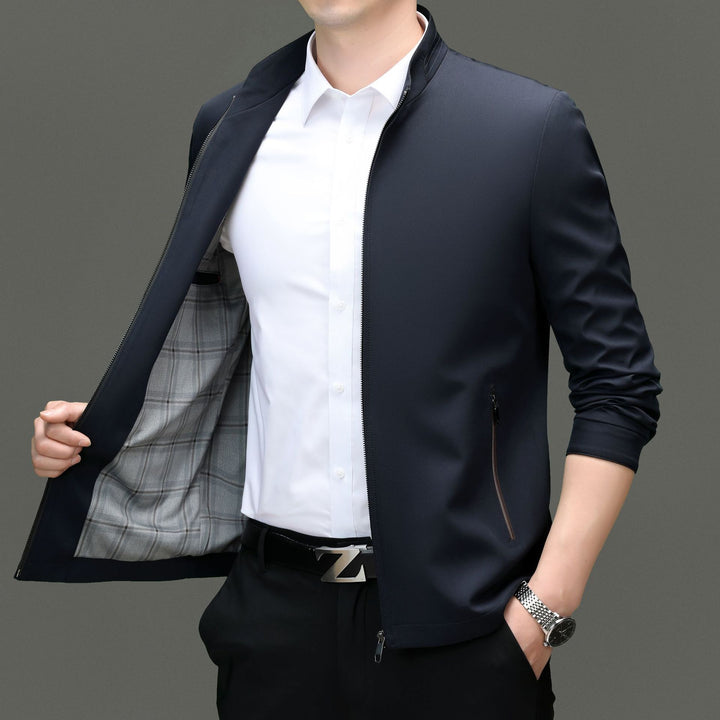 Herren leichte Funktionsjacke mit hochwertigen Details Drune