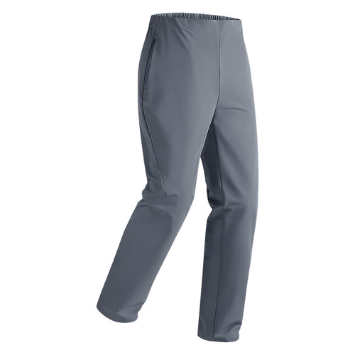 Damen Elegante Stretch-Hose mit Reißverschlusstasche und geradem Schnitt Drune