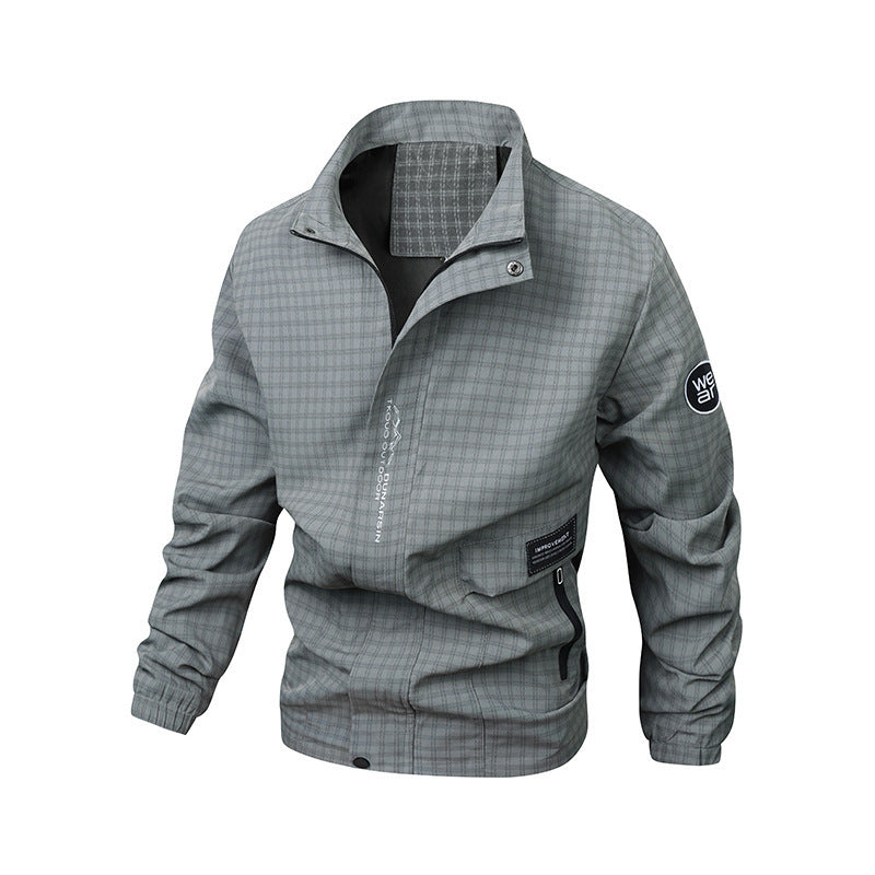 Herren Multifunktionale Windjacke mit hohem Kragen Drune
