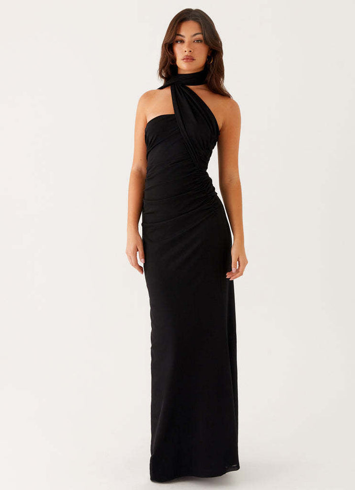 Damen Maxi-Kleid mit floralem Design Drune