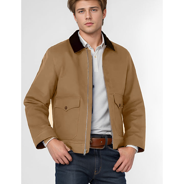 Herren rustikale Utility-Jacke mit praktischen Taschen Drune