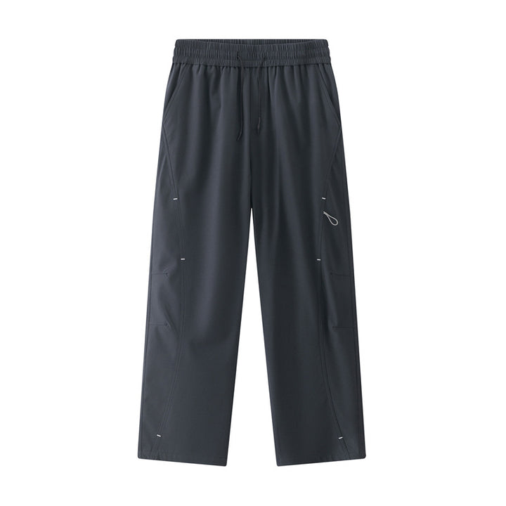 Herren Weite Relaxed-Cargo-Freizeithose mit Tunnelzugbund & Multifunktions‑Taschen Drune