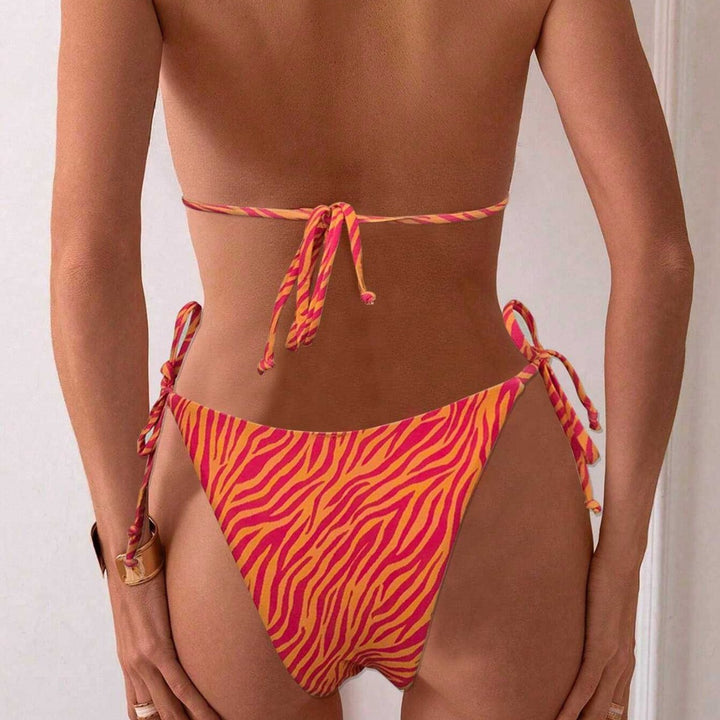 Damen Triangel-Bikini mit fransigen Akzenten Drune