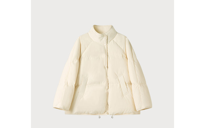 Damen Modische Übergangsjacke mit hoher Kragen Drune