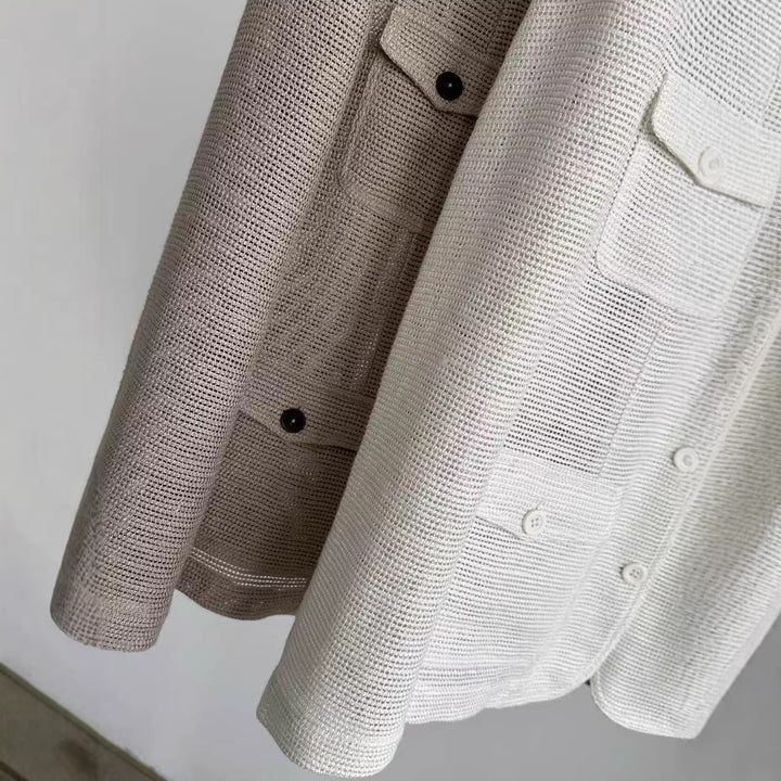 Damen Modische Sommerjacke aus leichtem Gewebe Drune