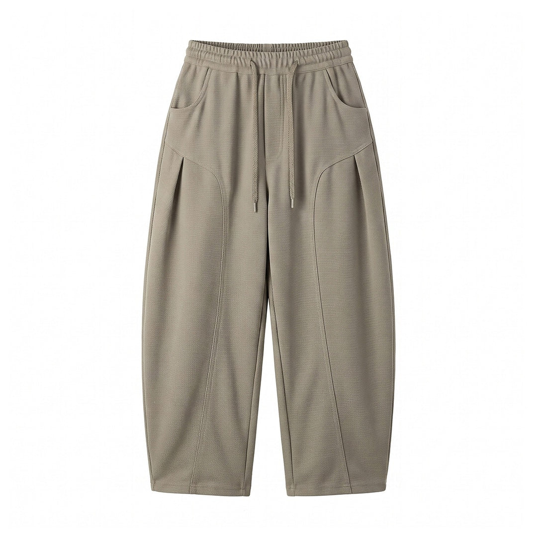 Damen Weite Cropped-Jogginghose Drune
