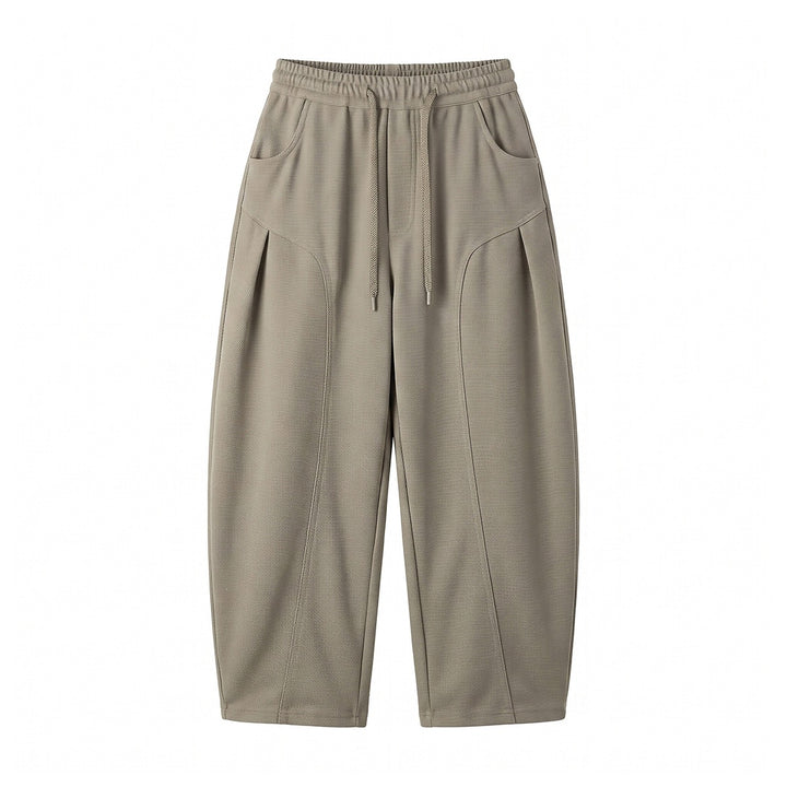 Damen Weite Cropped-Jogginghose Drune