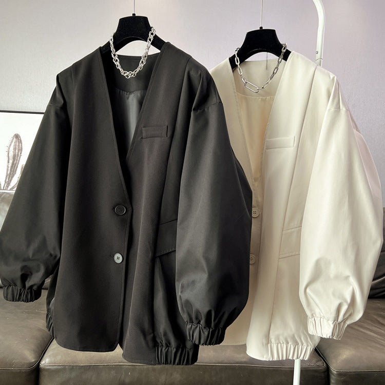 Damen Stylischer Oversized-Blazer Drune