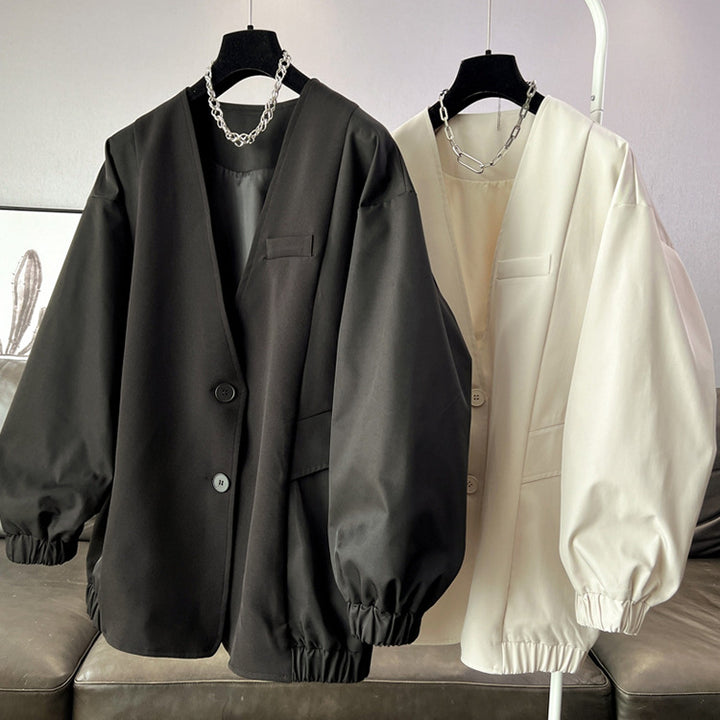 Damen Stylischer Oversized-Blazer Drune