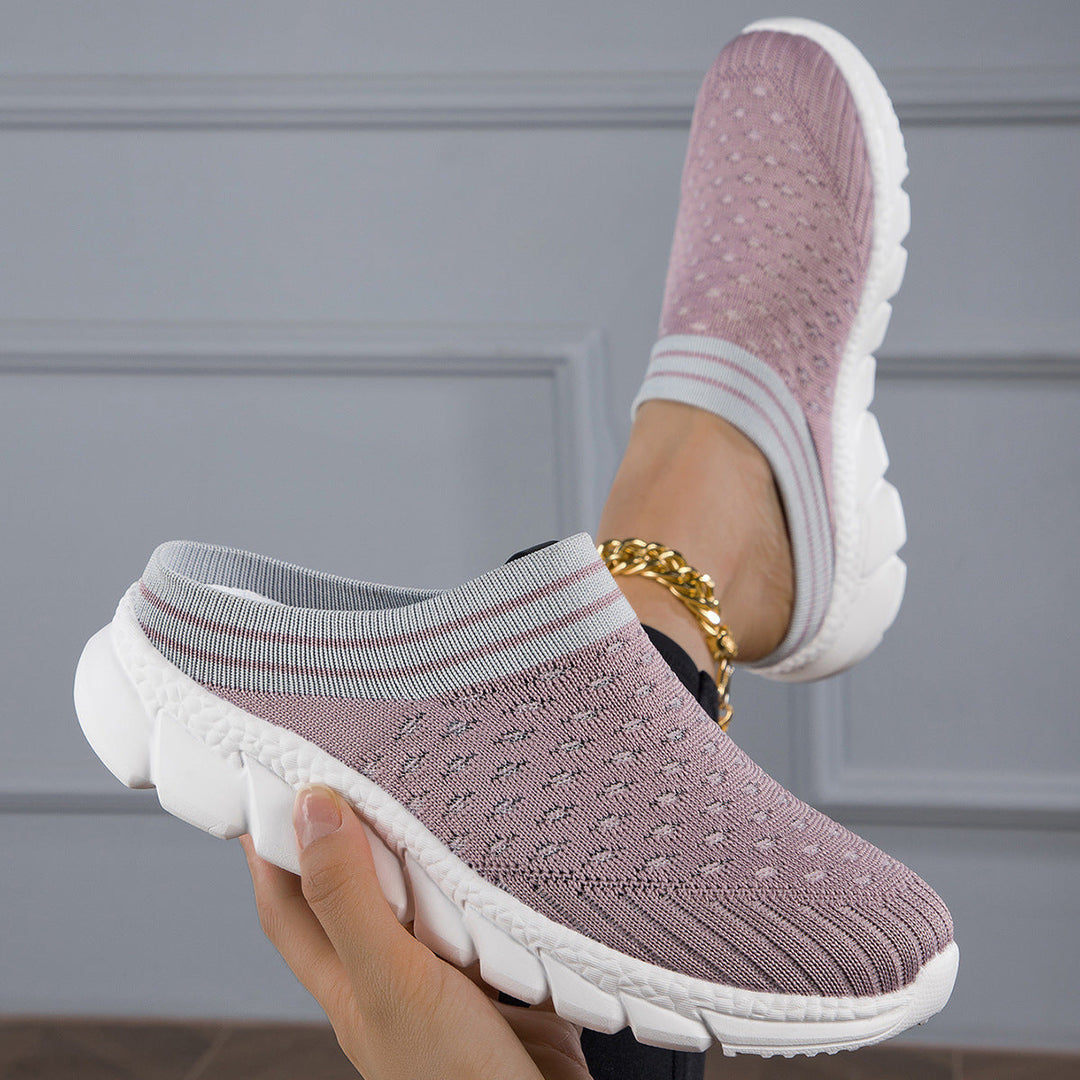 Damen Slip-On Clogs mit atmungsaktivem Obermaterial und rutschfester Sohle Drune