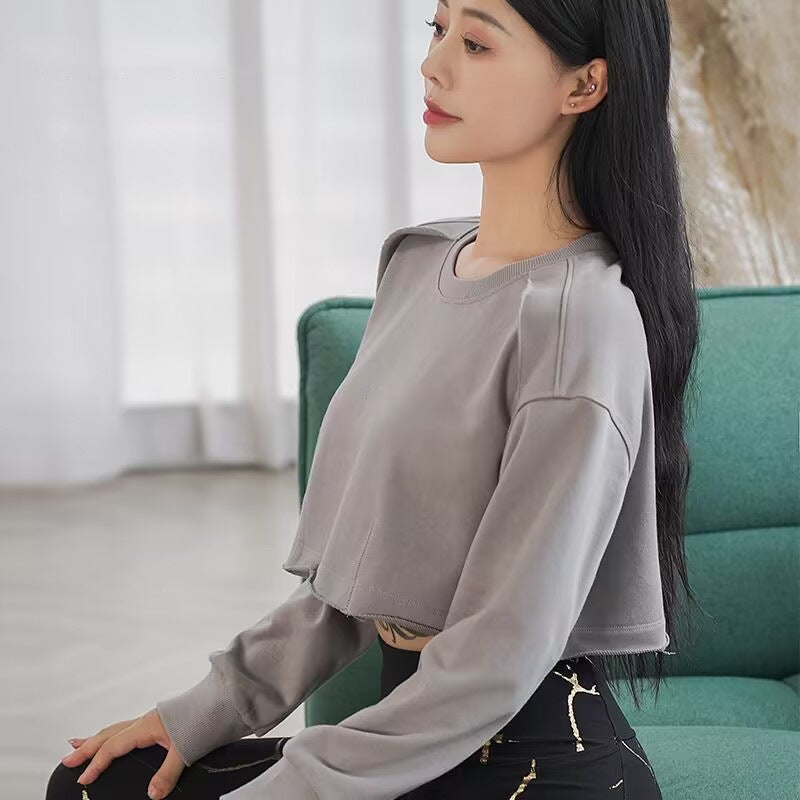 Damen trendiger cropped Pullover Drune