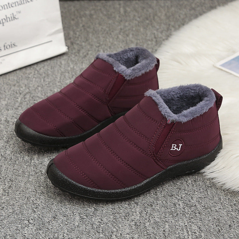 Damen gefütterte Freizeit-Stiefeletten mit rutschfester Sohle und praktischem Reißverschluss Drune