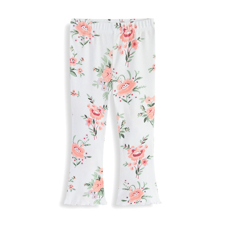 Mädchen Flared Leggings mit floralen Mustern Drune
