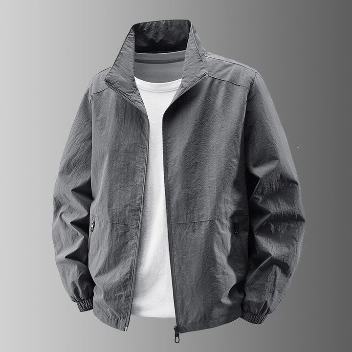 Herren Ultralight Technical Blousonjacke mit elastischen Bündchen, verdeckten Reißverschlusstaschen & atmungsaktivem Nylonmix Drune
