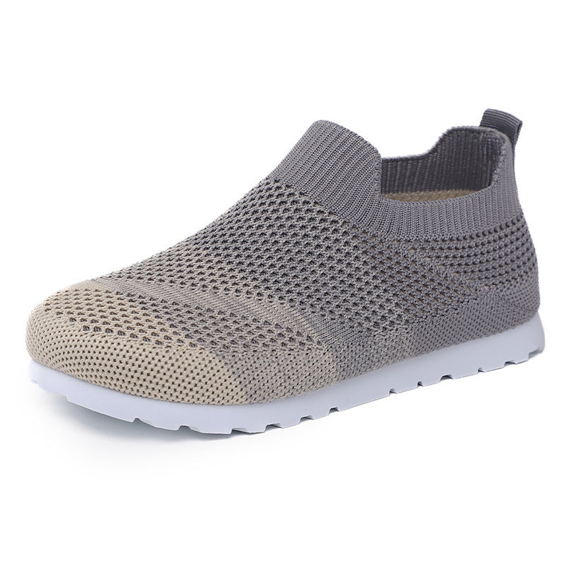 Damen Atmungsaktive Slip-On Sneakers mit elastischer Netzstruktur Drune