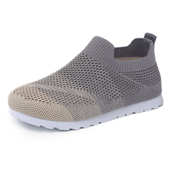 Damen Atmungsaktive Slip-On Sneakers mit elastischer Netzstruktur Drune