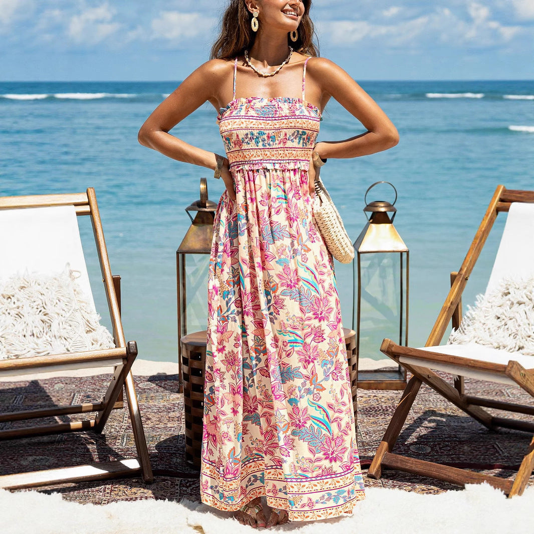 Damen Maxikleid Drune