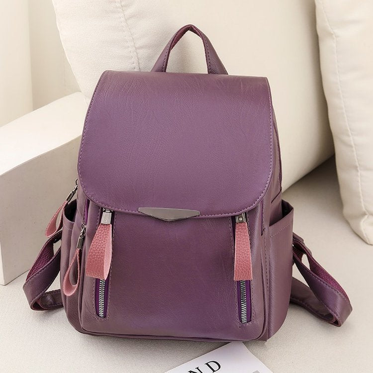 Drune | Diebstahlsicherer Lederrucksack Für Damen