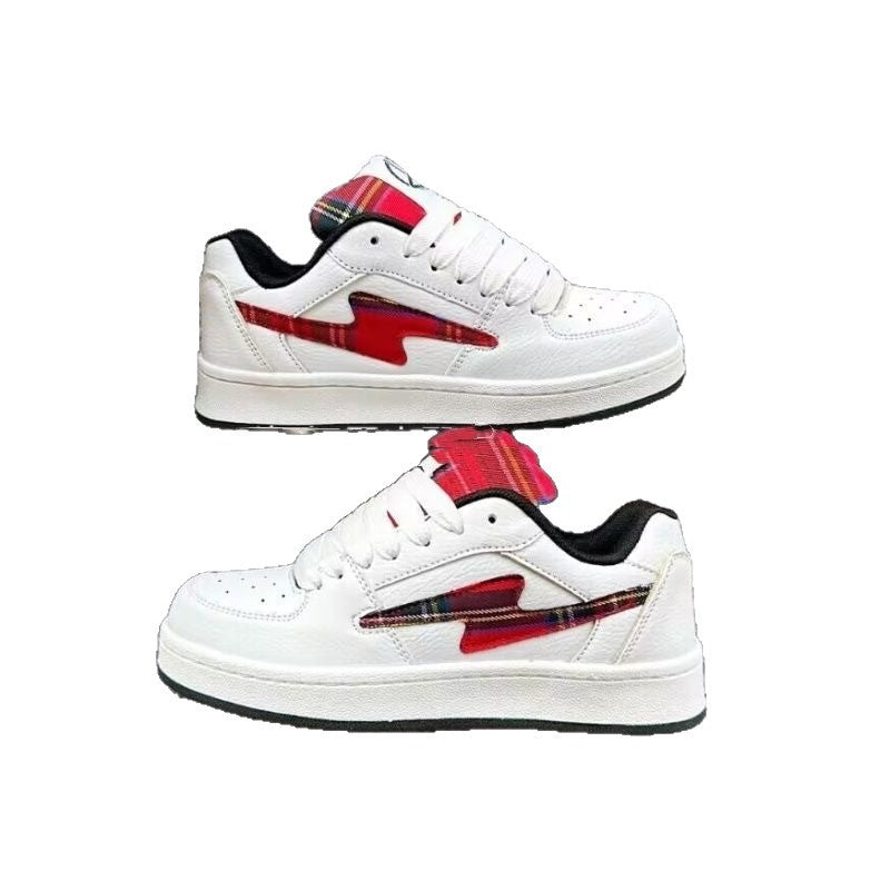 Damen Modische Sneakers mit kariertem Design und komfortabler Dämpfung Drune