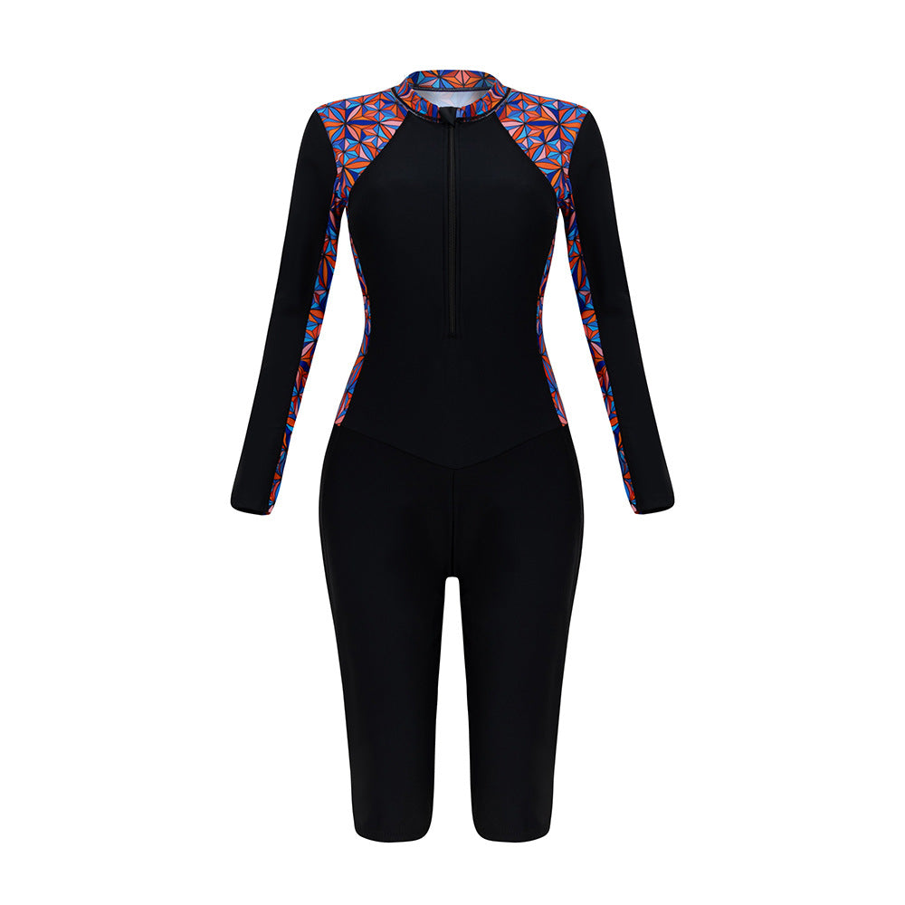 Damen Sportlicher Langarm-Seesuit Drune