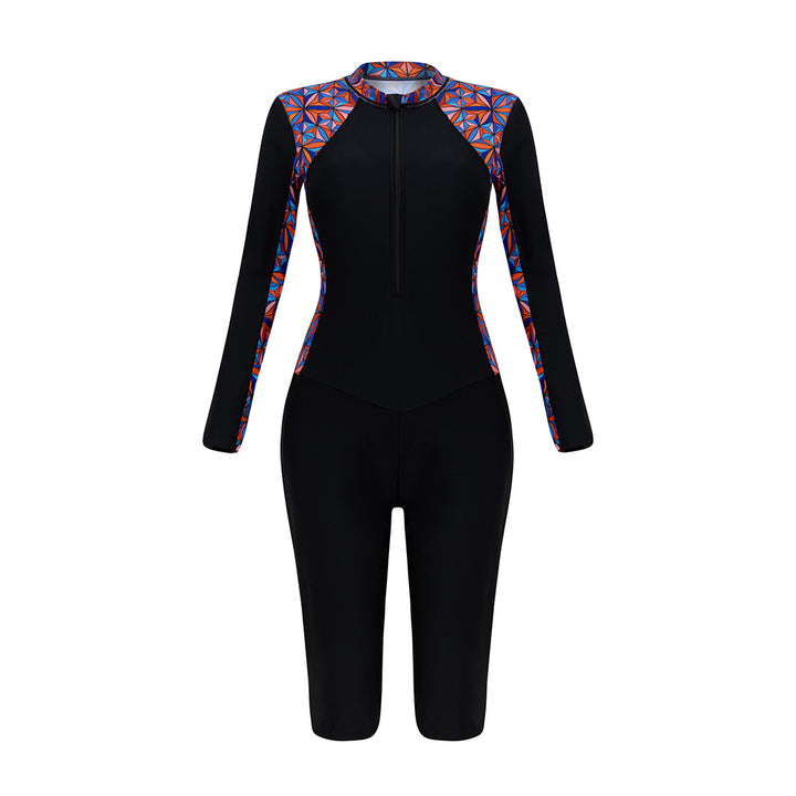 Damen Sportlicher Langarm-Seesuit Drune