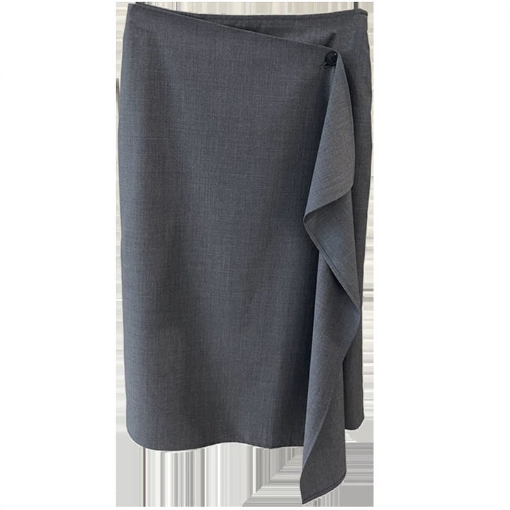 Damen Eleganter Wickelrock Drune