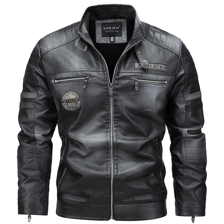 Herren Modische Bikerjacke Drune