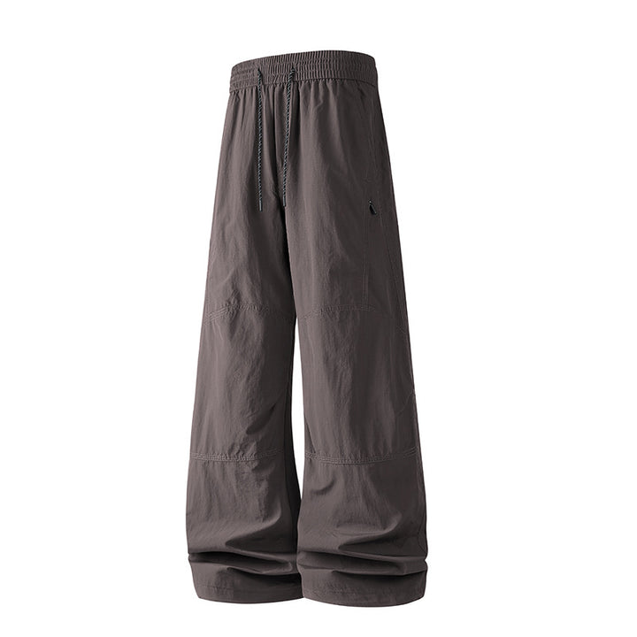 Herren Weite Baggy‑Hose mit Tunnelzugbund und Paneel‑Konstruktion Drune
