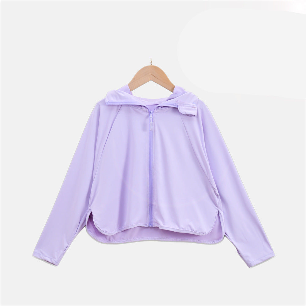 Damen Leichte UV-Schutzjacke mit Kapuze und atmungsaktiven Eigenschaften Drune