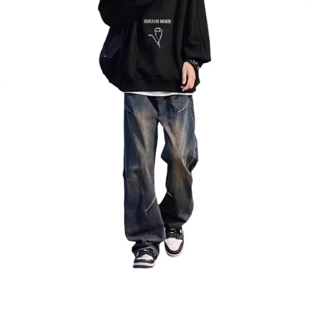 Herren Weitgeschnittene Jeans Drune