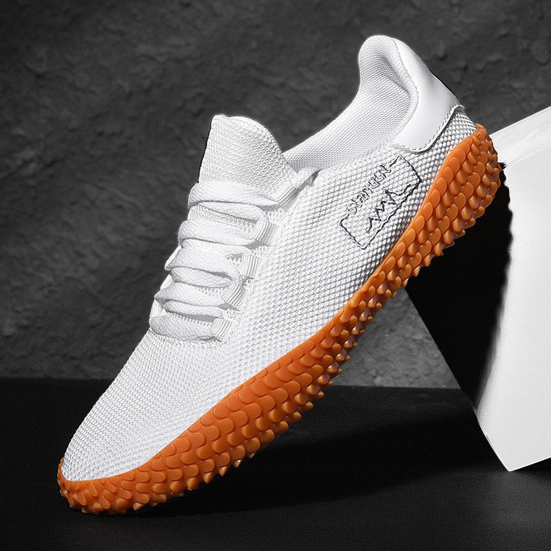 Herren Camouflage Strick-Sneaker mit griffiger Wabenprofilsohle und gepolstertem Knöchelkragen Drune