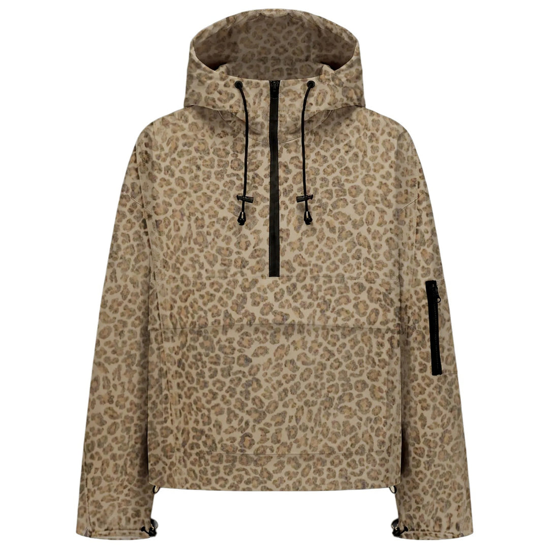 Damen Stylische Anorakjacke mit Kapuze