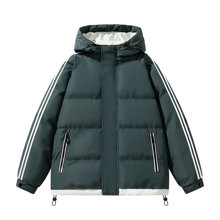 Damen Stylische Winterjacke mit Kapuze und Steppdesign Drune